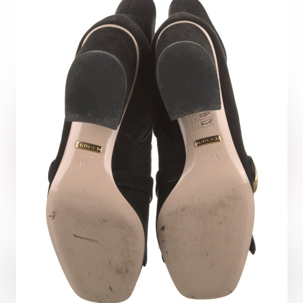Gucci Suede GG Logo Booties - Picture 5 of 5